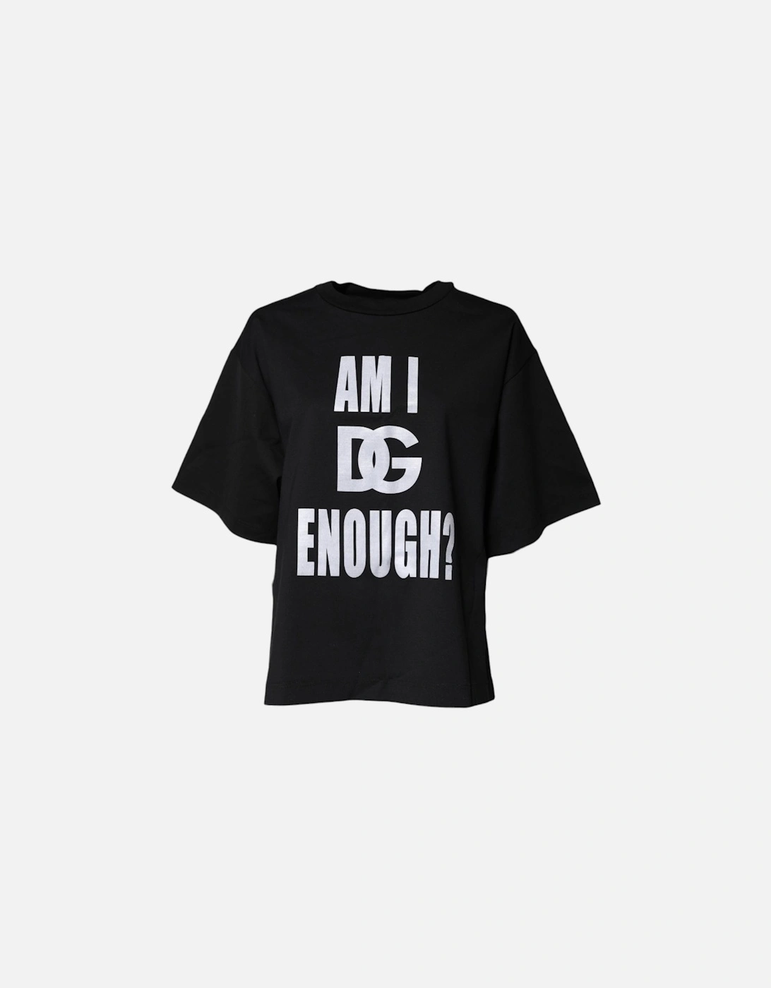 Crew Neck Short Sleeve T-Shirt Women - Black, 5 of 4