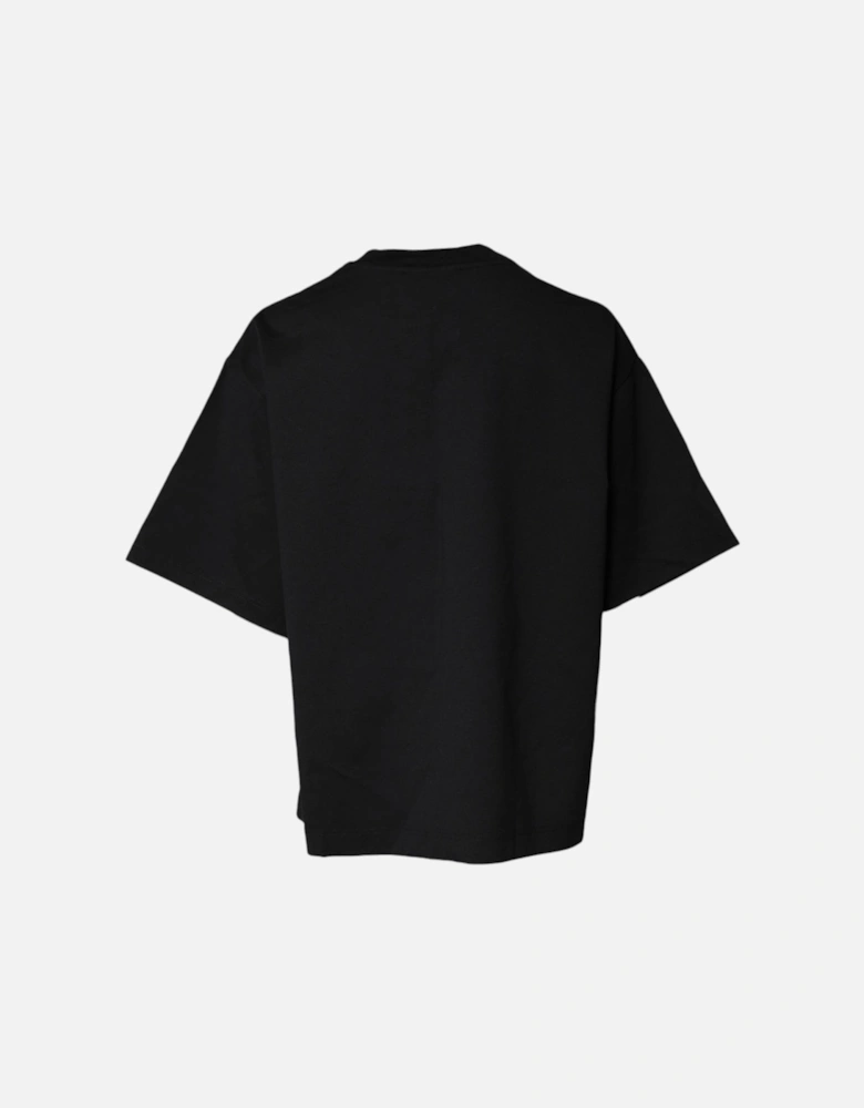 Crew Neck Short Sleeve T-Shirt Women - Black