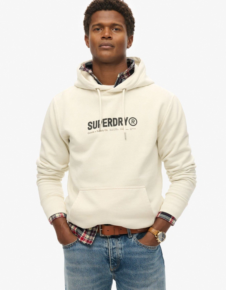Utility Sport Hoodie -White