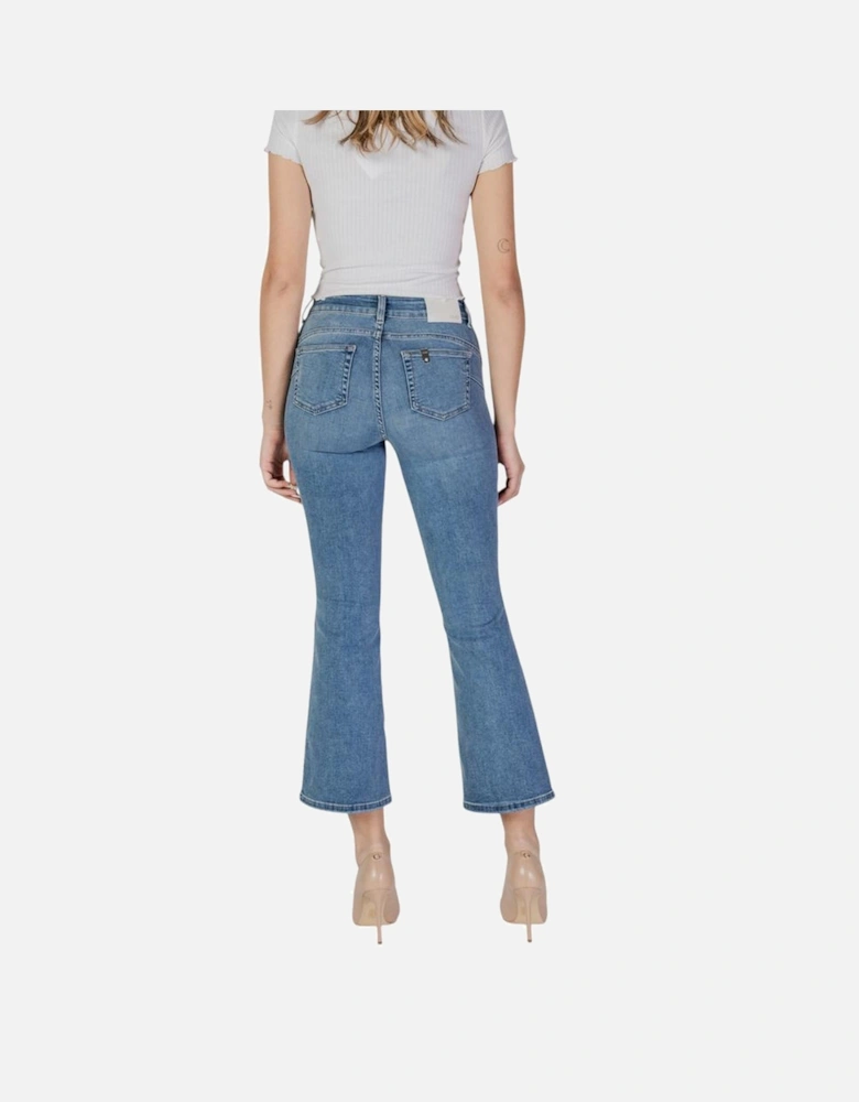 Bootcut Jeans with Stretch Fabric Women - Blue Jeans