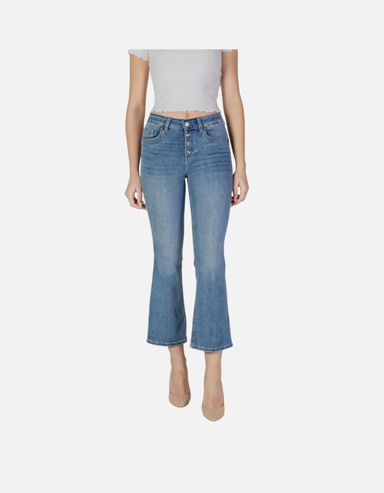 Bootcut Jeans with Stretch Fabric Women - Blue Jeans