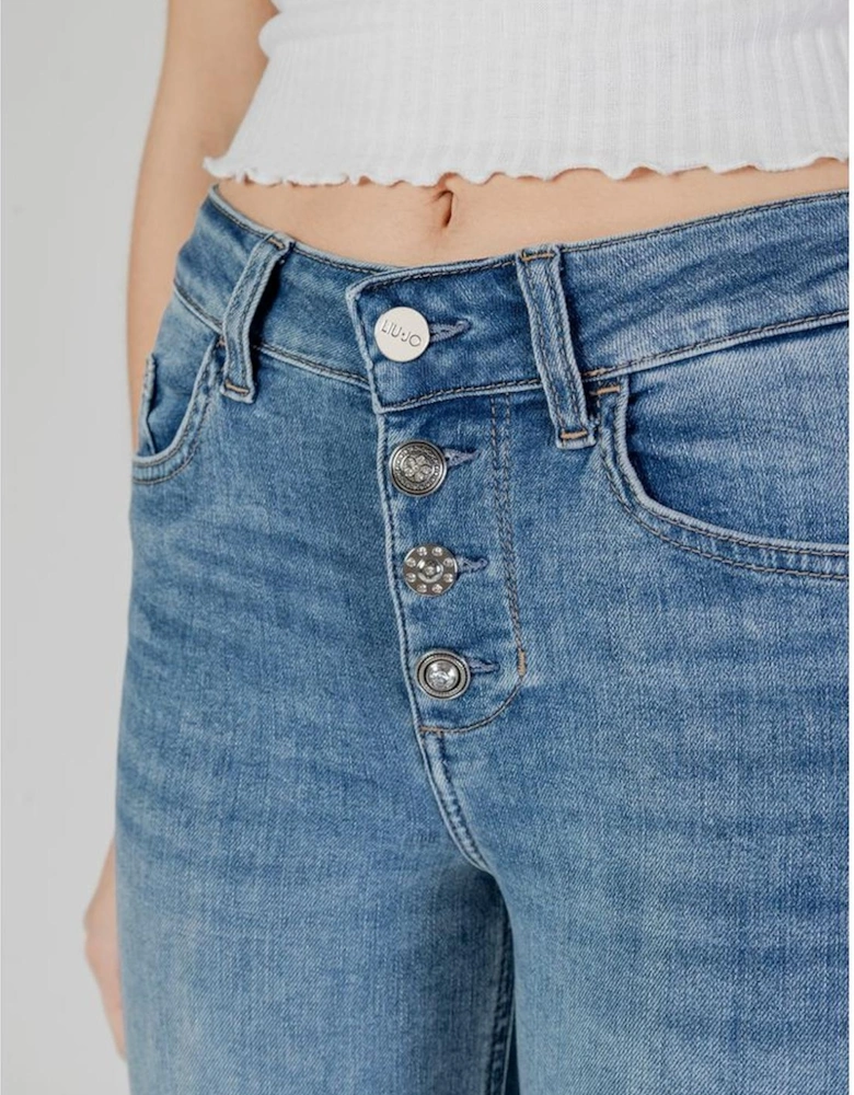 Bootcut Jeans with Stretch Fabric Women - Blue Jeans