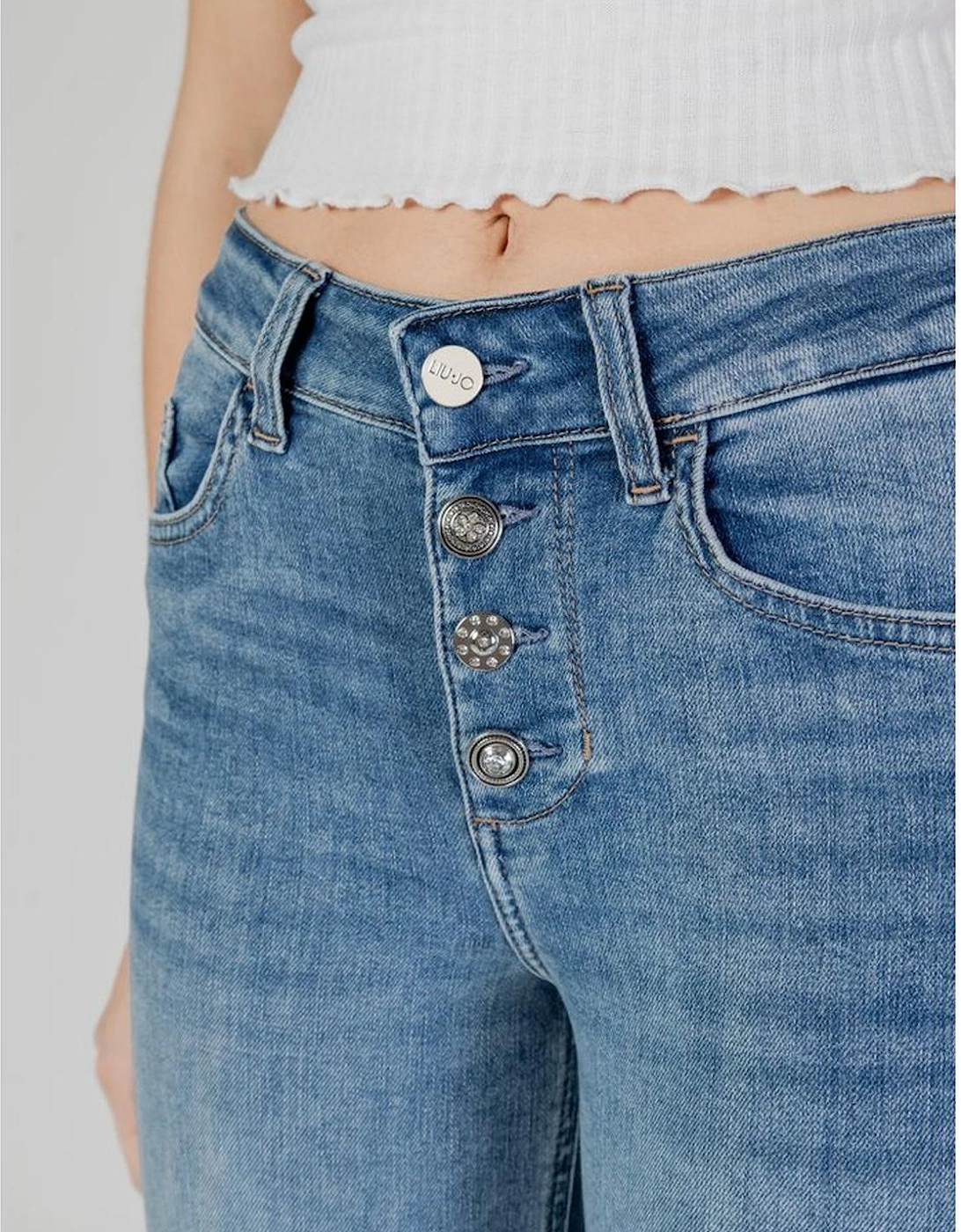 Bootcut Jeans with Stretch Fabric Women - Blue Jeans