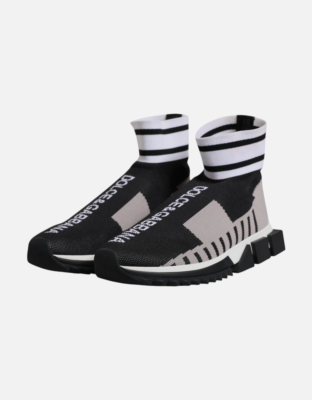 Sorrento Slip-On Sneakers with Rubber Sole Women - Black And Gray