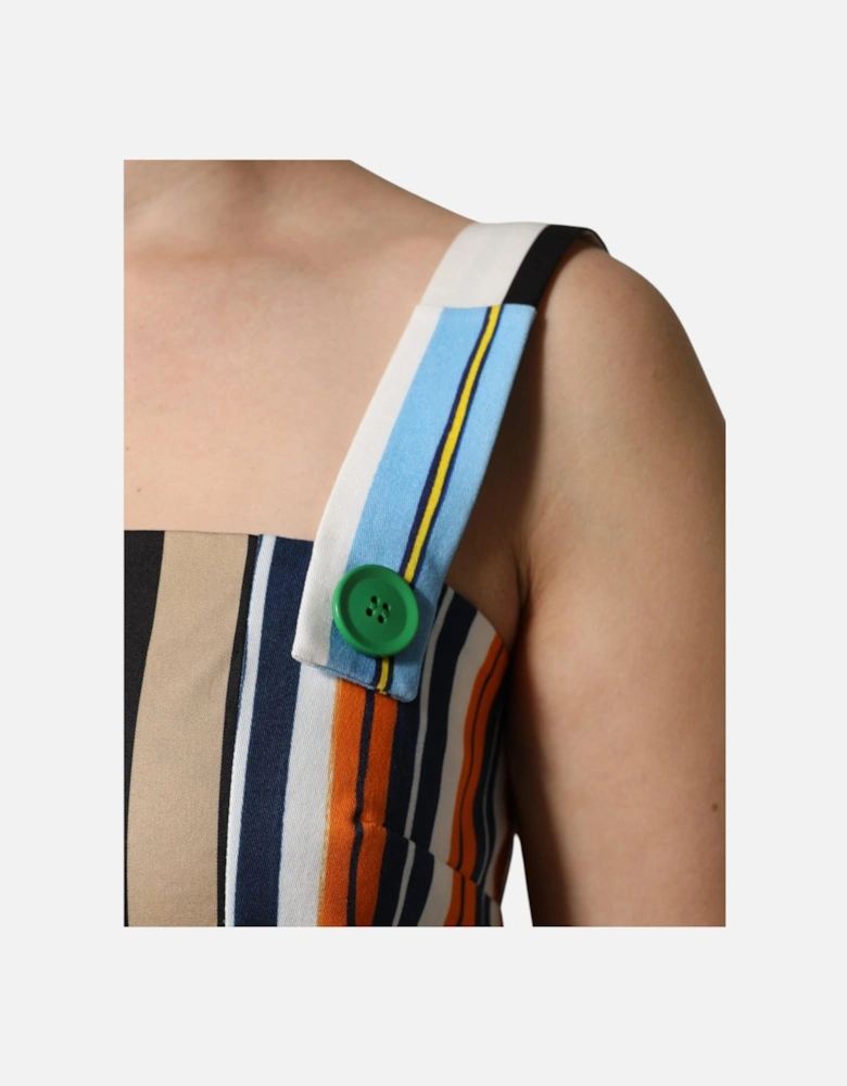 Cotton Sleeveless A-Line Mini Dress Women - Multicolor Dresses