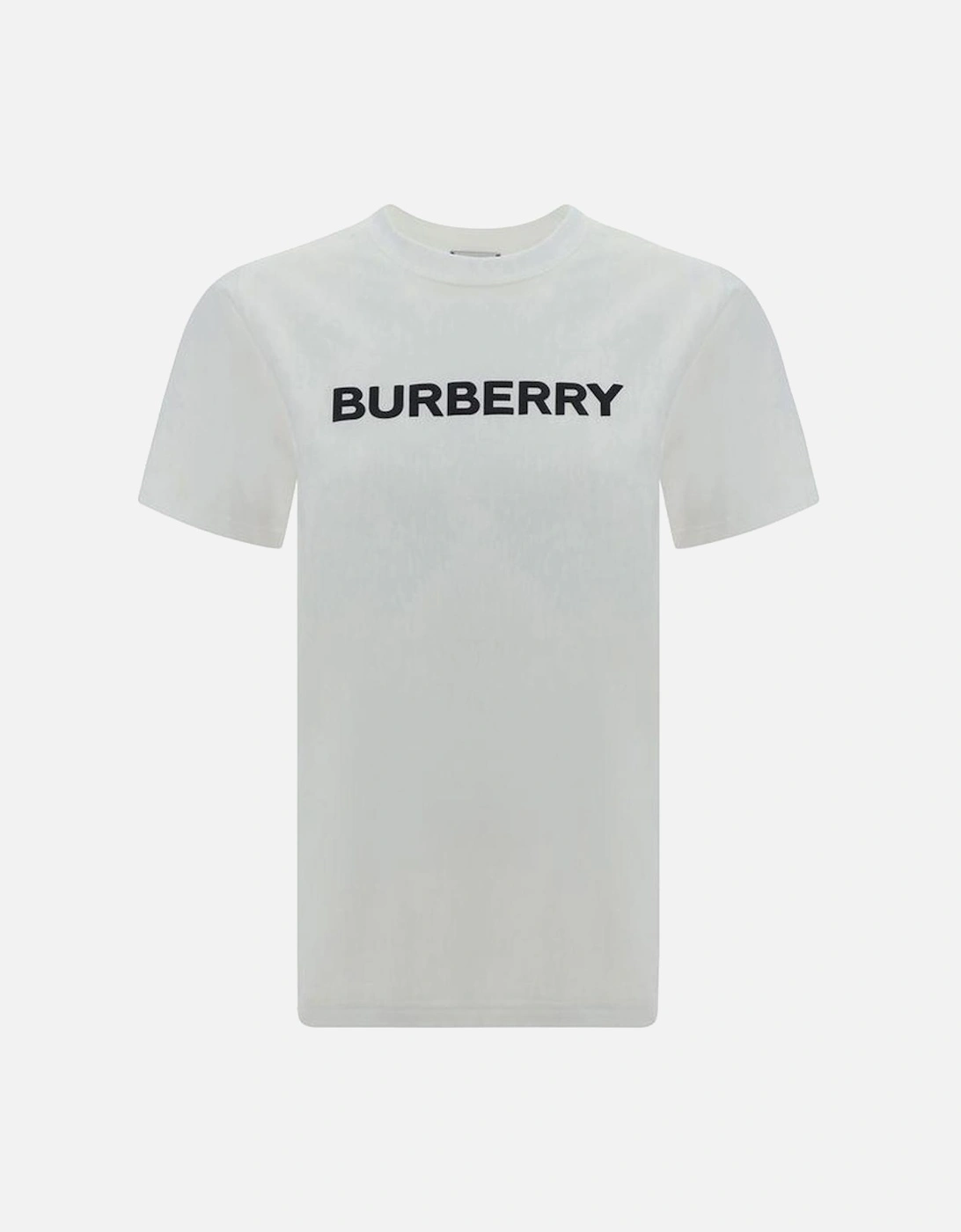 Monogram Print Cotton T-Shirt Women - White, 4 of 3