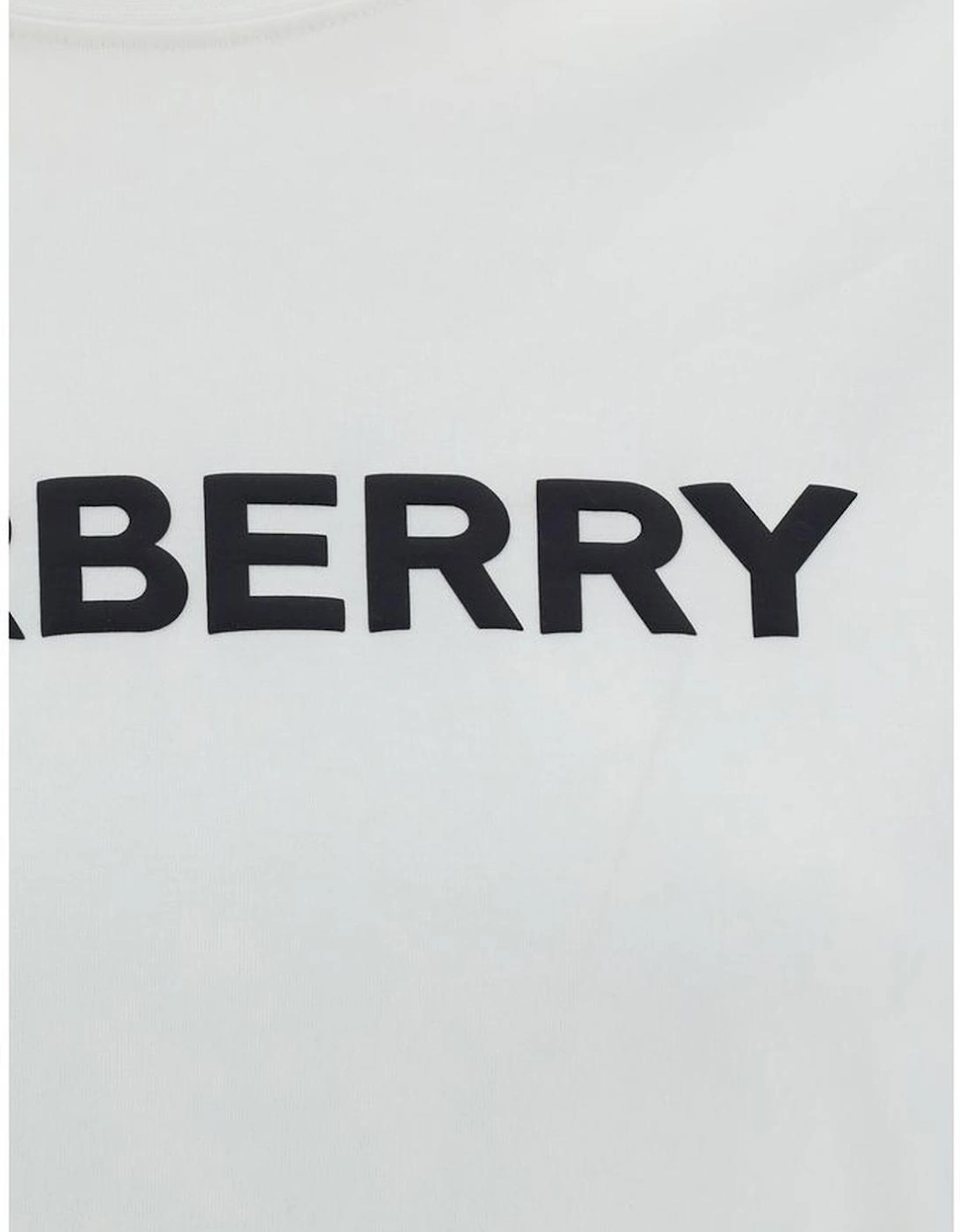Monogram Print Cotton T-Shirt Women - White