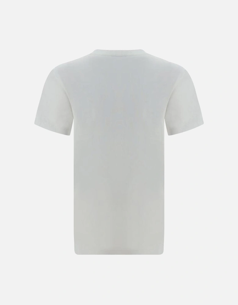 Monogram Print Cotton T-Shirt Women - White