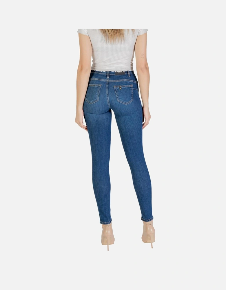 High Waist Skinny Fit Jeans Women - Blue Jeans