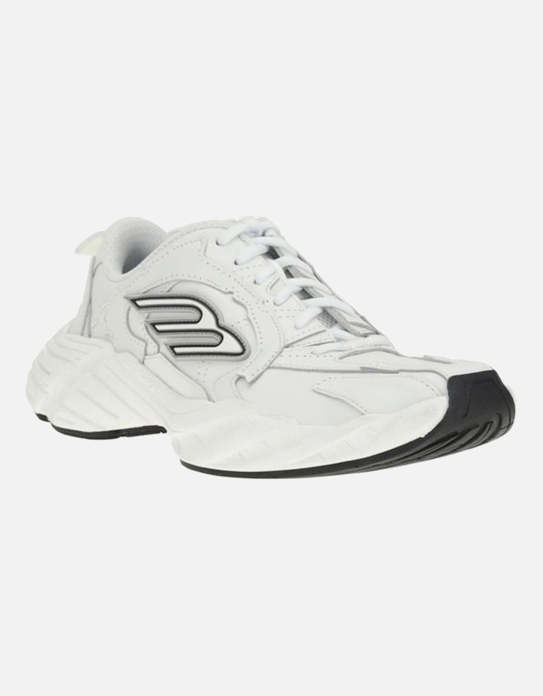Monday Sneakers with 3B Sports Icon Motif Women - White