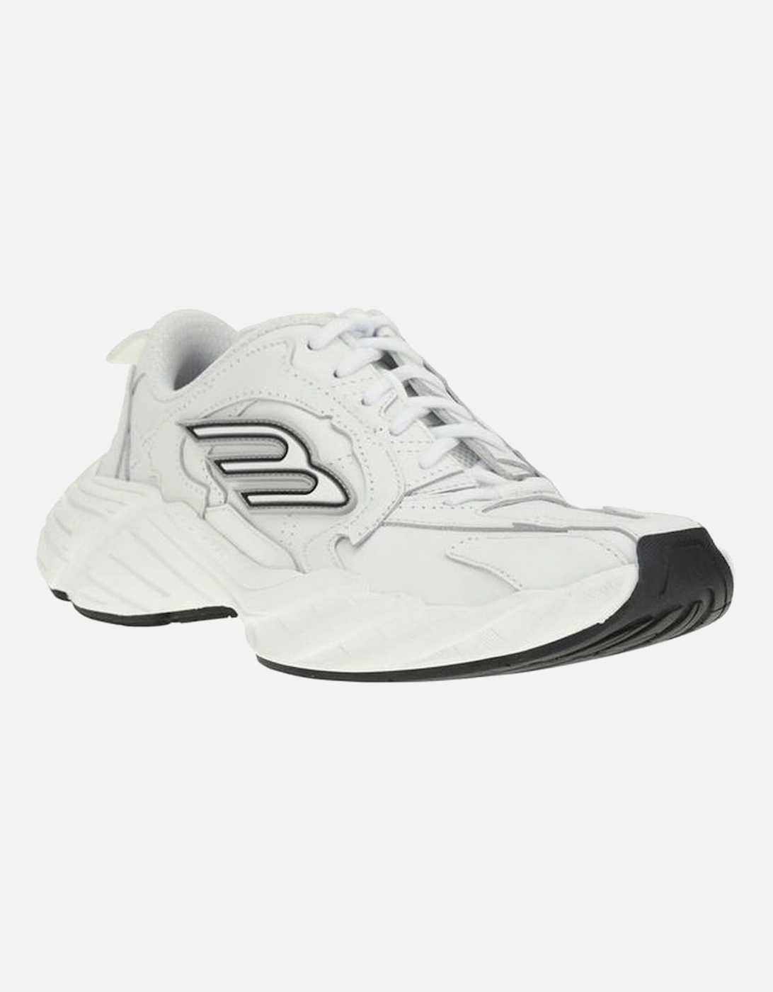 Monday Sneakers with 3B Sports Icon Motif Women - White