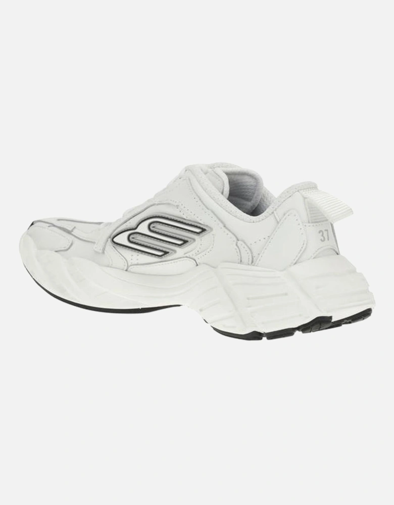 Monday Sneakers with 3B Sports Icon Motif Women - White