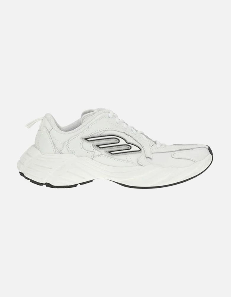 Monday Sneakers with 3B Sports Icon Motif Women - White