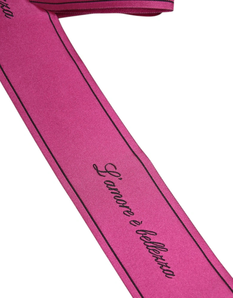 Logo Detail Waist Belt with Snap Button Closure Women - Pink