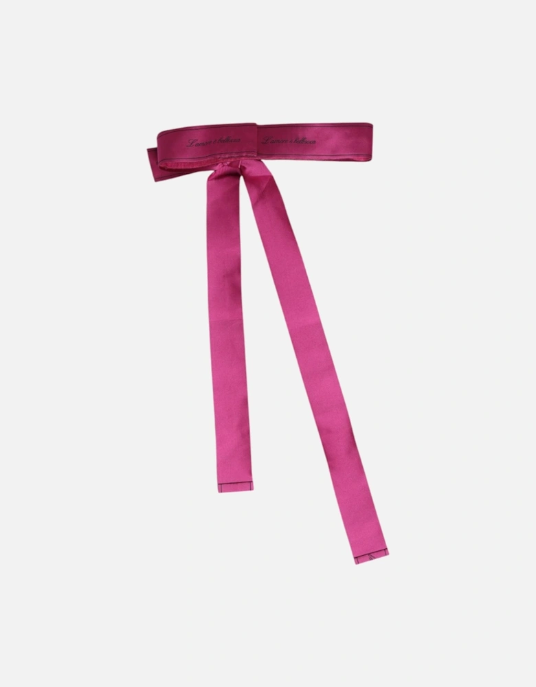Logo Detail Waist Belt with Snap Button Closure Women - Pink