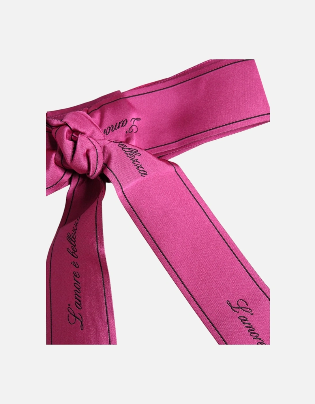 Logo Detail Waist Belt with Snap Button Closure Women - Pink