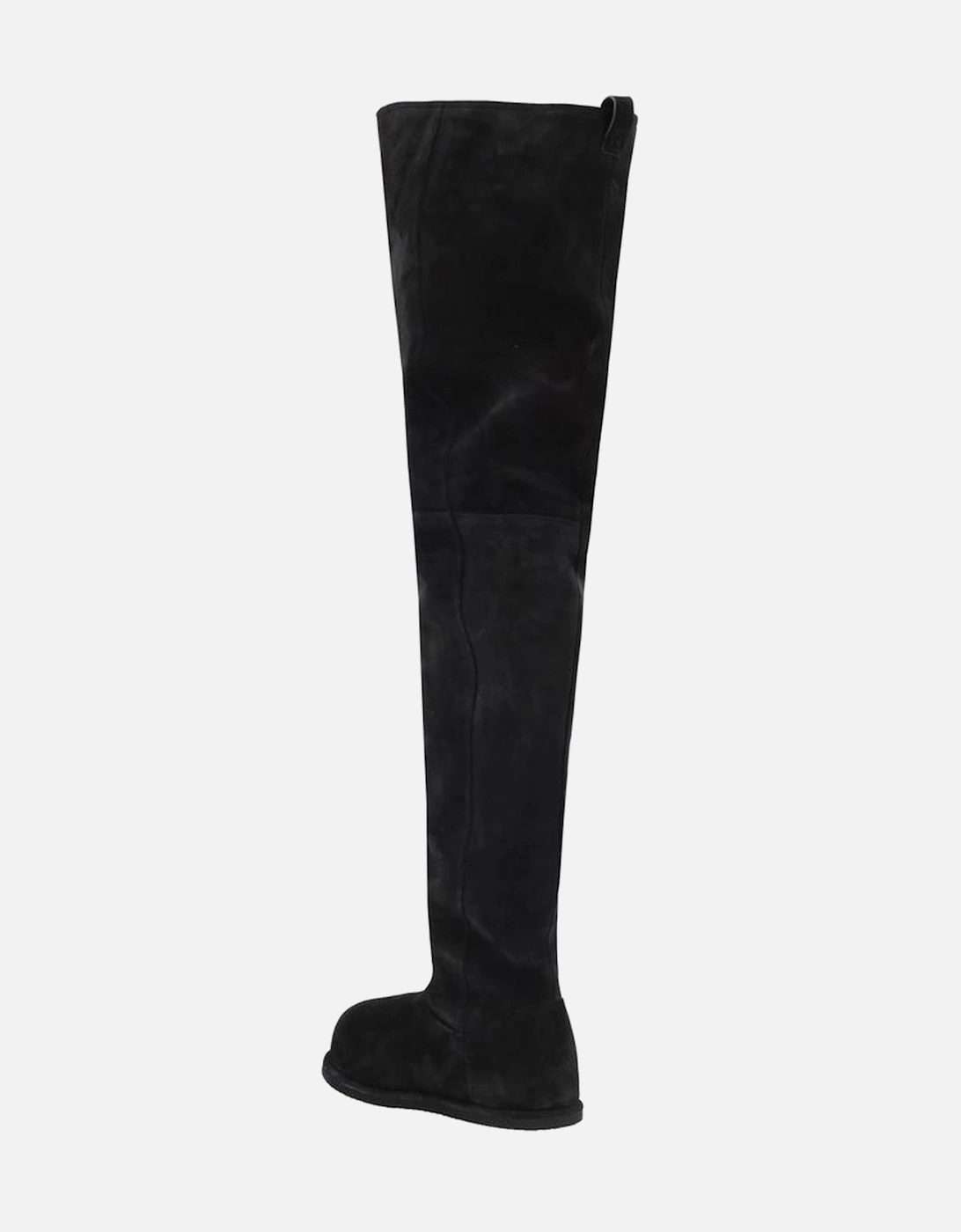 Heidi Suede Round Toe Tall Boots Women - Black
