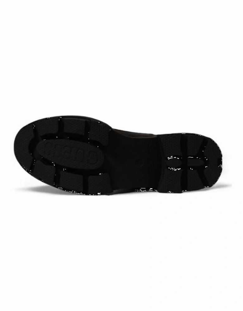 Polyurethane Plastic Womens Heeled Shoes - Black