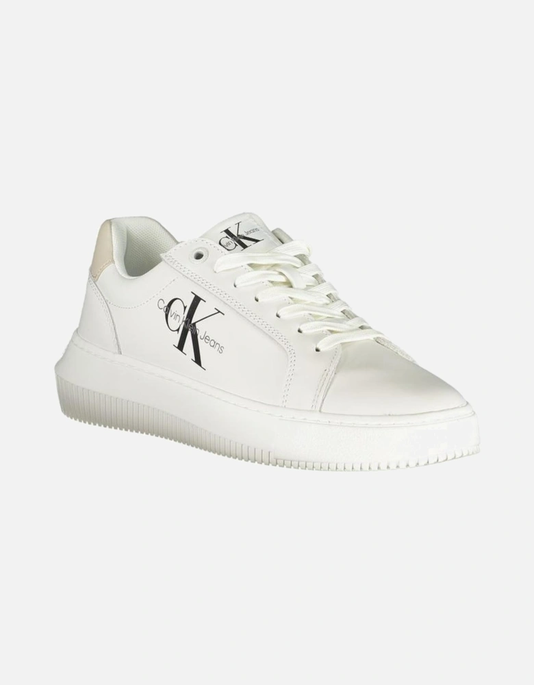 Recycled Polyester Sports Shoe with Contrast Details and Logo Print