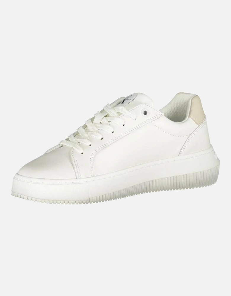 Recycled Polyester Sports Shoe with Contrast Details and Logo Print
