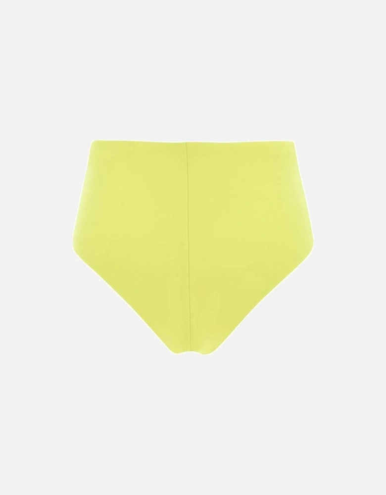High-Waisted Lindos Swimsuit Briefs Women - Yellow Swimwear