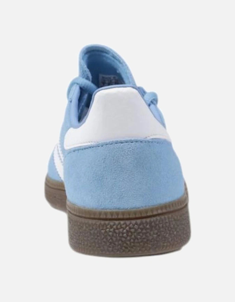 Nubuck Leather Handball Sneakers Women - Blue