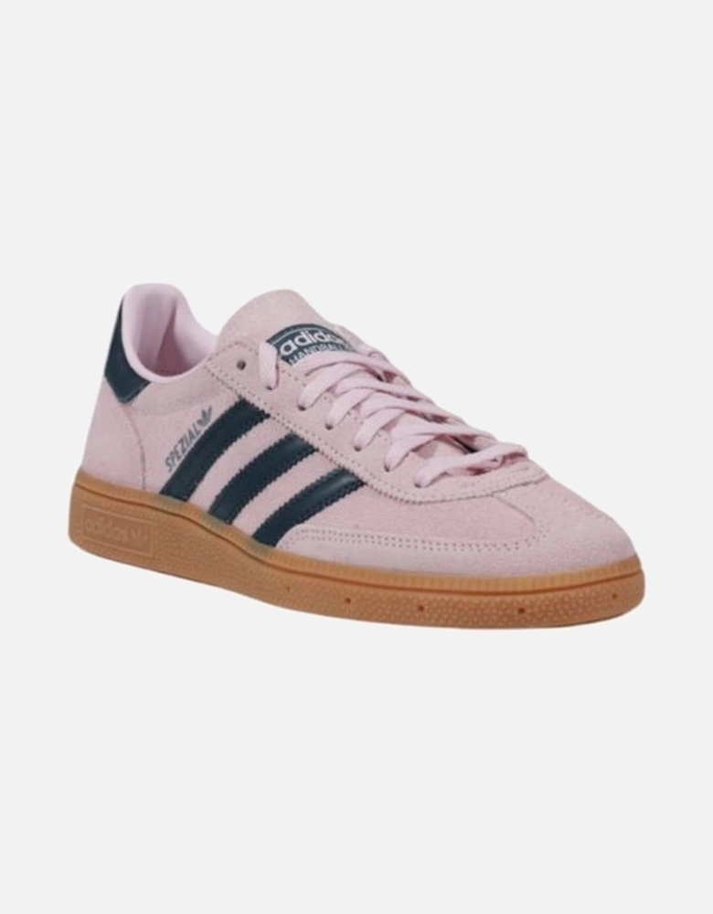 Nubuck Leather Handball Sneakers with Rubber Sole Women - Multicolor
