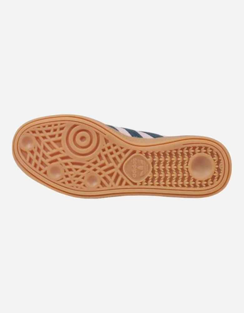Nubuck Leather Handball Sneakers with Rubber Sole Women - Multicolor