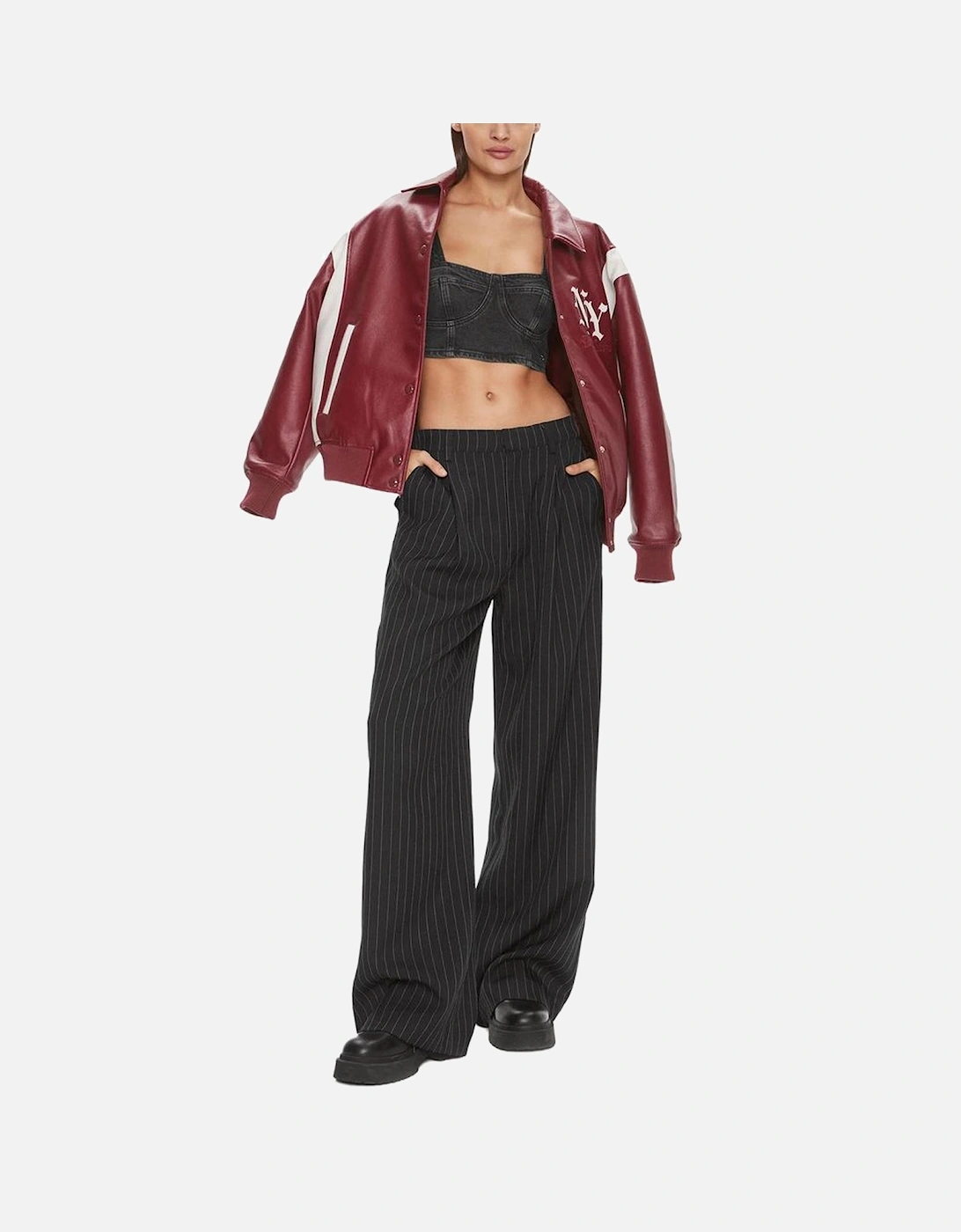Recycled Cotton Stretch Top Women - Black Clothing