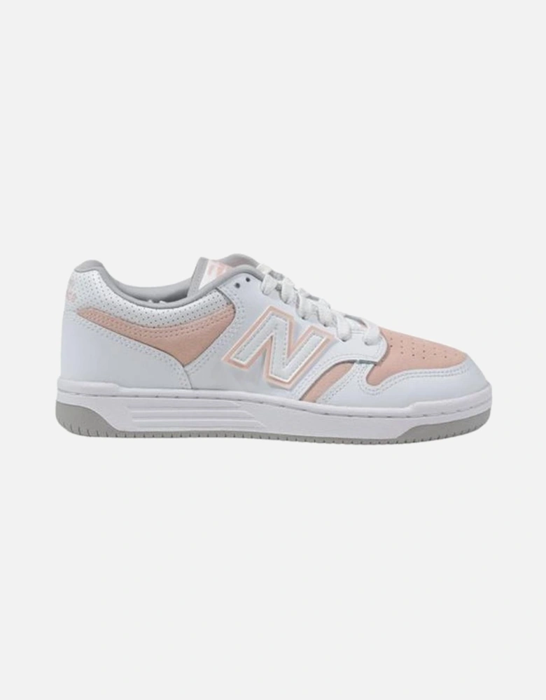 Modern Sporty Leather and Textile Sneakers Women - Pink