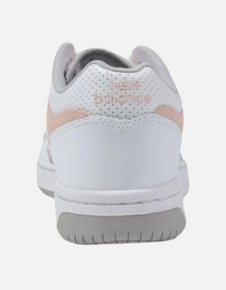 Modern Sporty Leather and Textile Sneakers Women - Pink