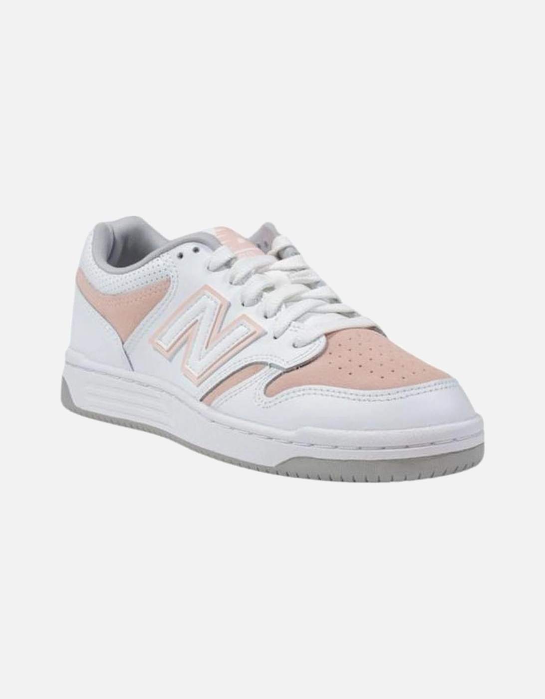 Modern Sporty Leather and Textile Sneakers Women - Pink
