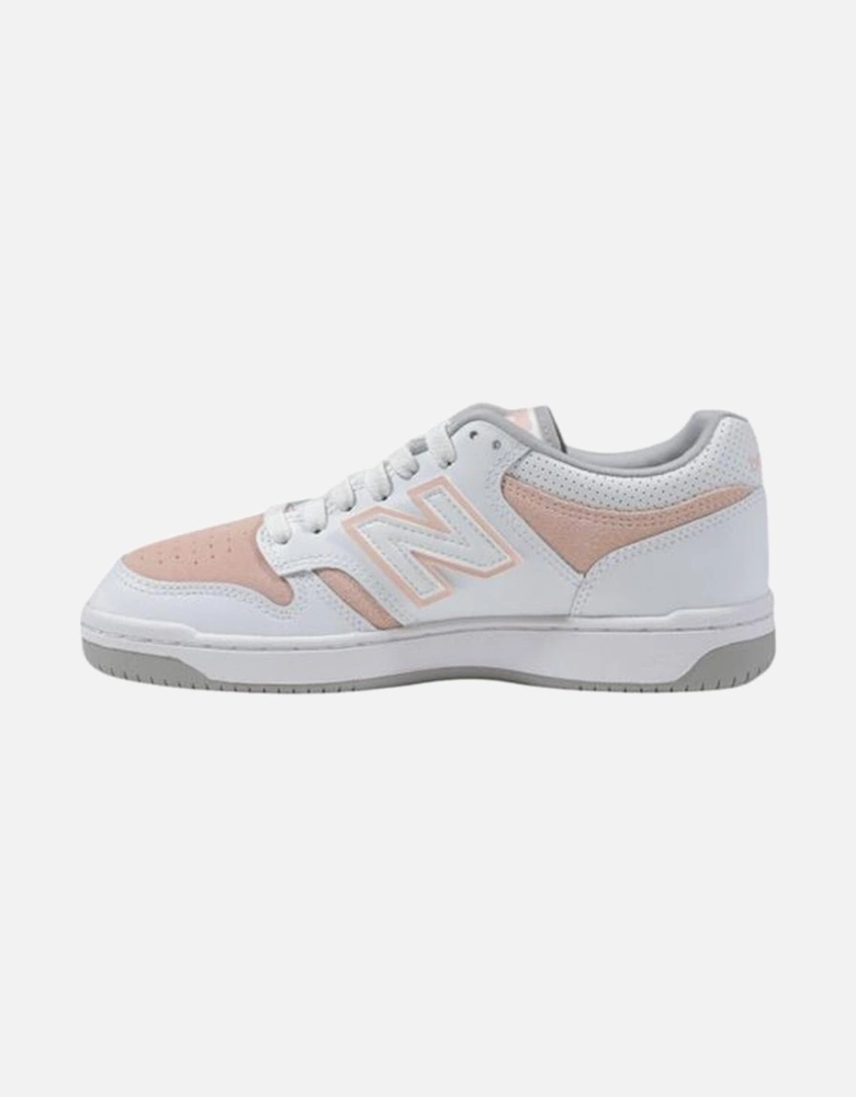 Modern Sporty Leather and Textile Sneakers Women - Pink