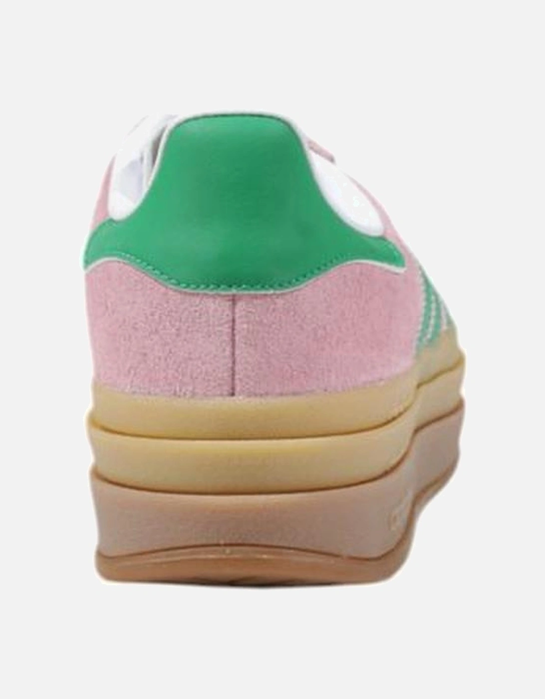 Suede Leather Bold Sneakers with Rubber Sole Women - Multicolor