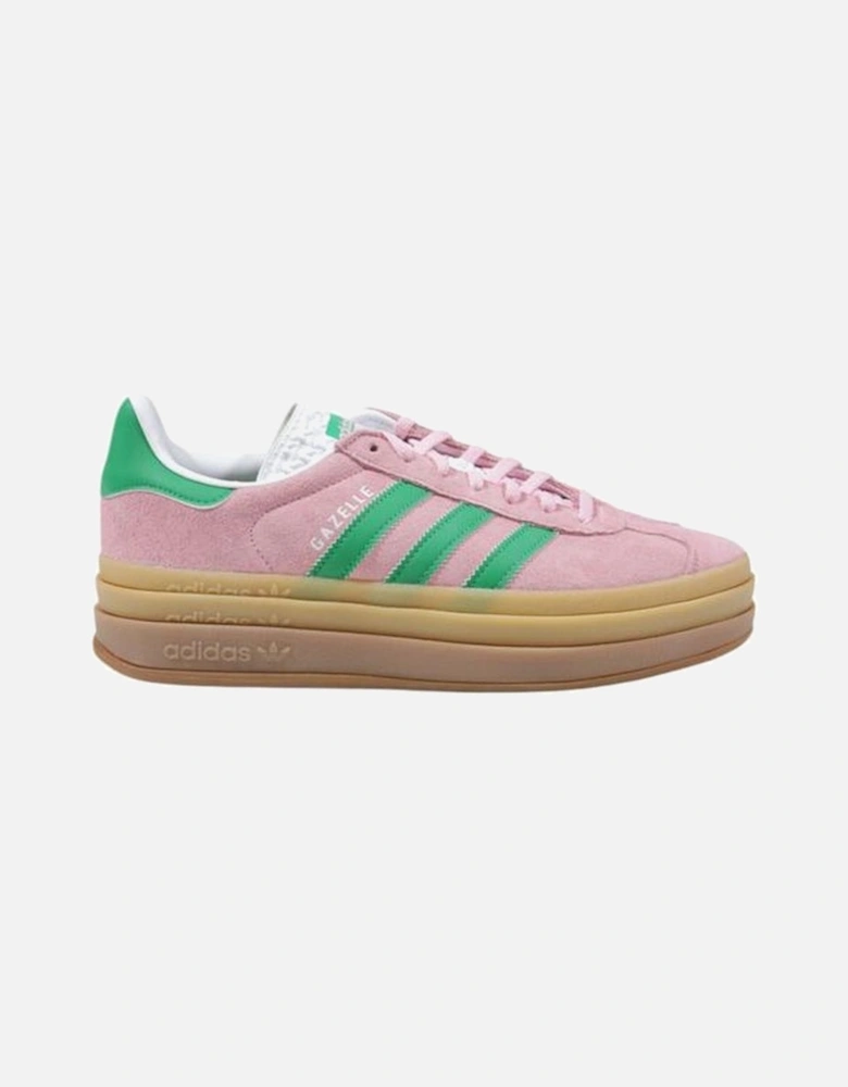 Suede Leather Bold Sneakers with Rubber Sole Women - Multicolor