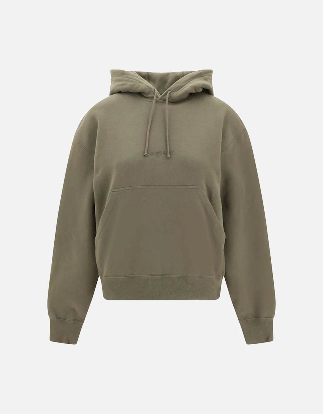 Brode Cotton Hoodie with Monogram and Kangaroo Pocket Women - Bicolor, 4 of 3