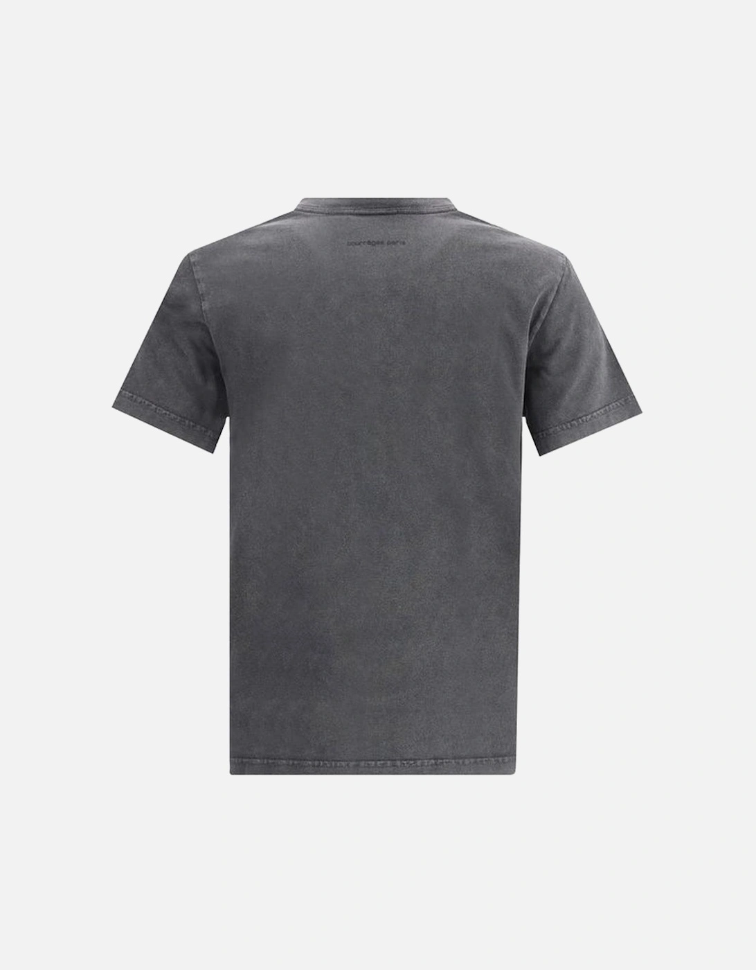 Embroidered Logo Cotton T-Shirt Women - Gray