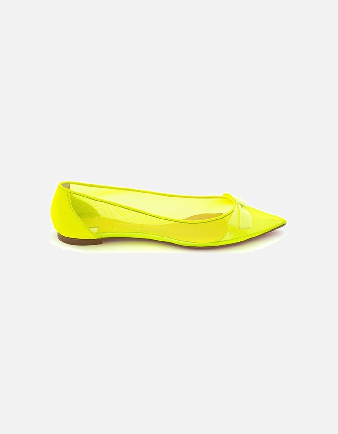 Exquisite Mesh Flats with Vibrant Twist Women - Yellow, 7 of 6