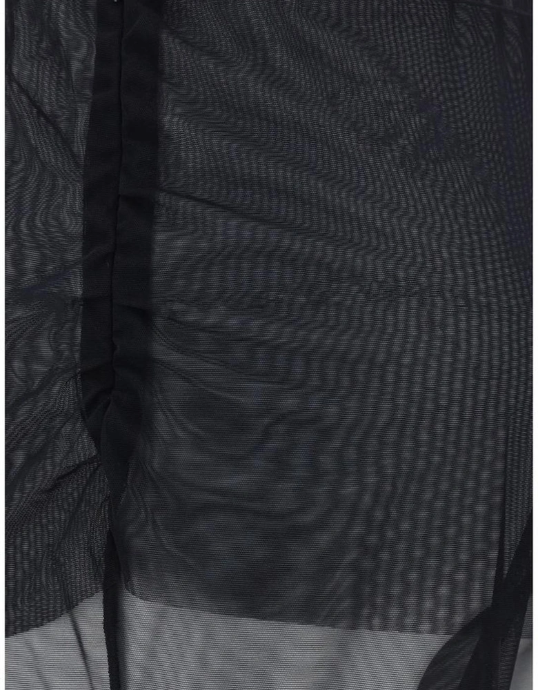 Transparent Design Balos Pants with Opaque Coulottes Women - Black