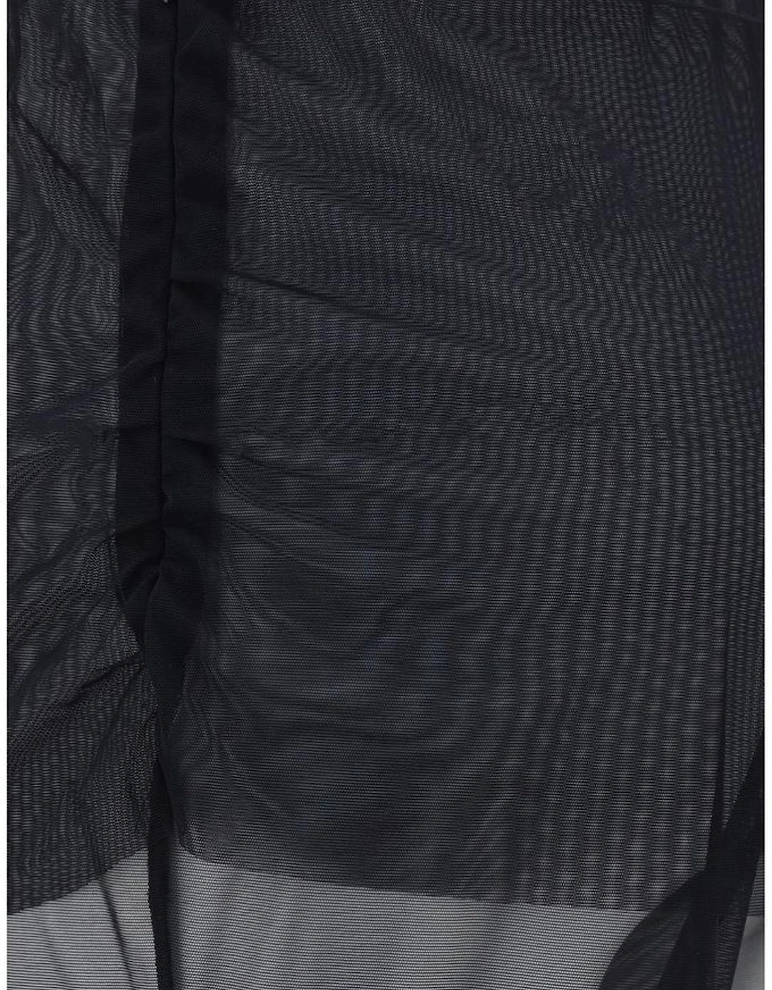 Transparent Design Balos Pants with Opaque Coulottes Women - Black