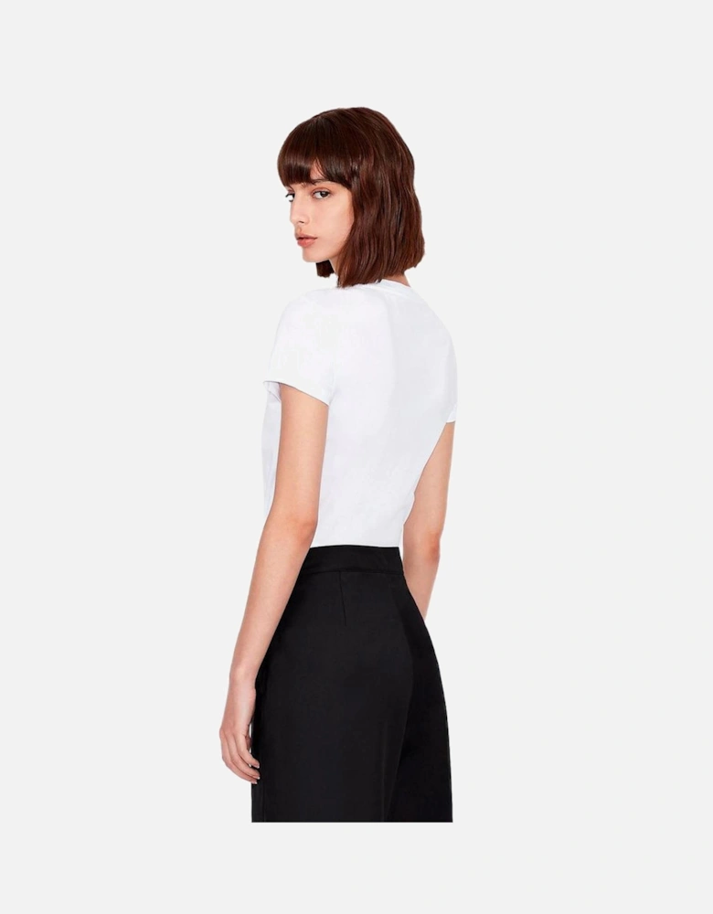 Cotton Graphic Print T-Shirt Women - White