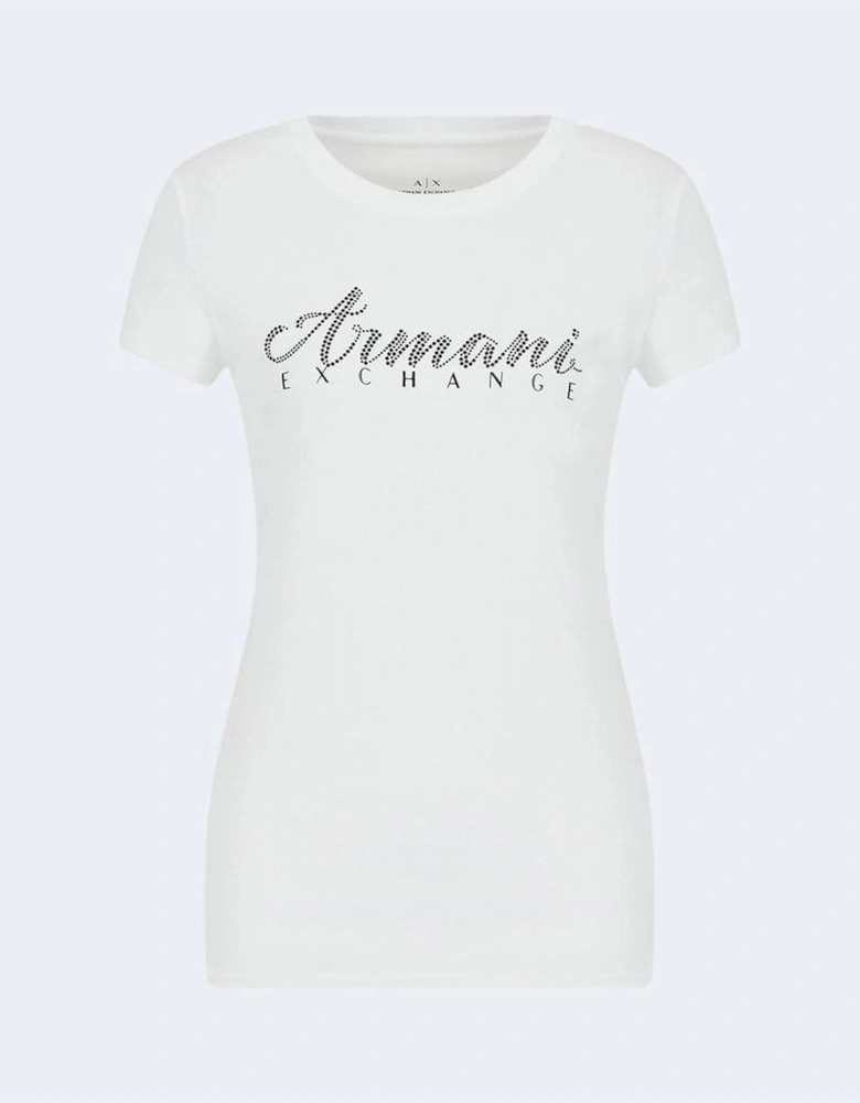 Cotton Graphic Print T-Shirt Women - White