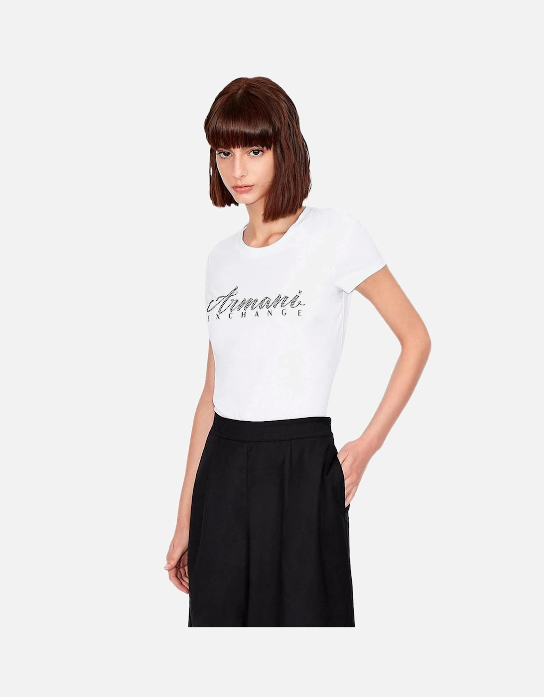 Cotton Graphic Print T-Shirt Women - White, 5 of 4