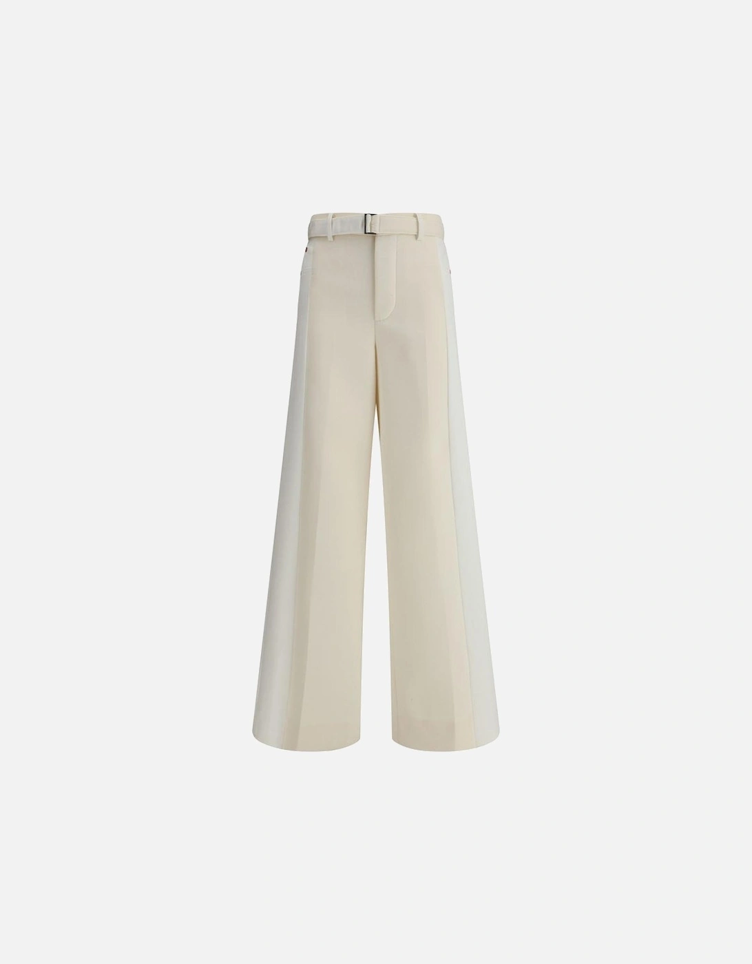Tailored Hybrid Denim Suit Pants Women - White Jeans, 4 of 3
