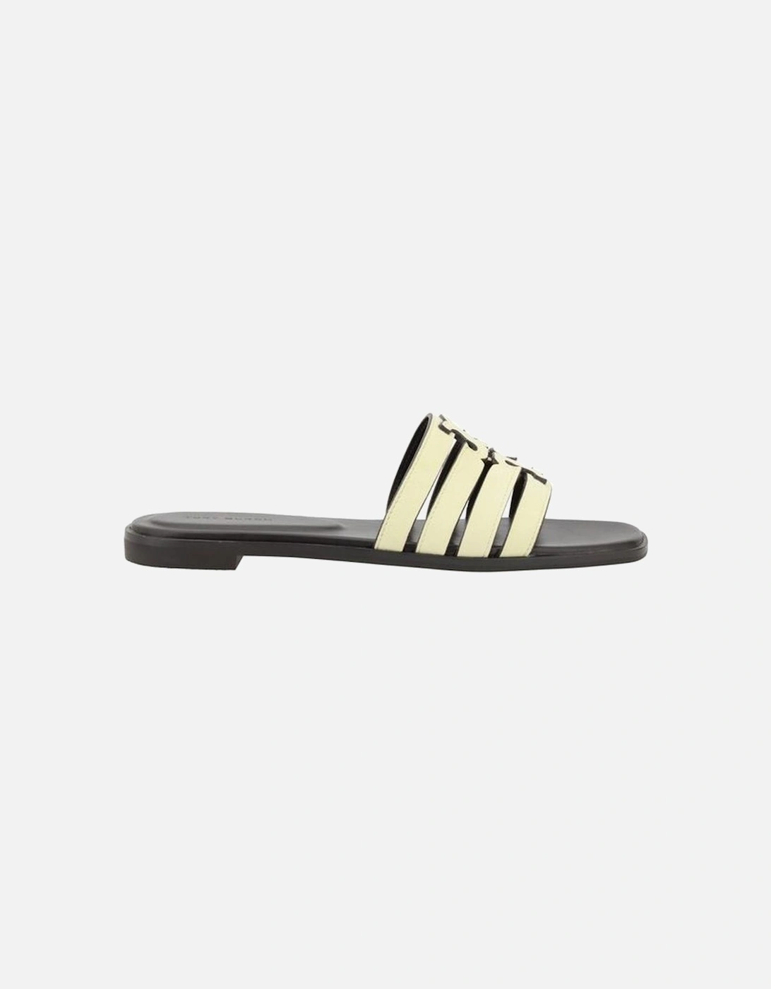Leather Ines Sandals with Square Toe Women - Cream, 5 of 4