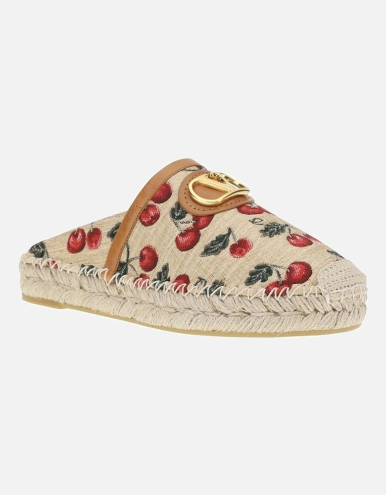 Vlogo Cherryfic Espadrille Mules with Brass Accent Women - Multicolor