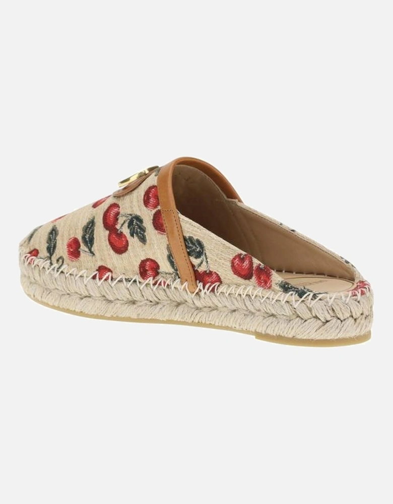 Vlogo Cherryfic Espadrille Mules with Brass Accent Women - Multicolor