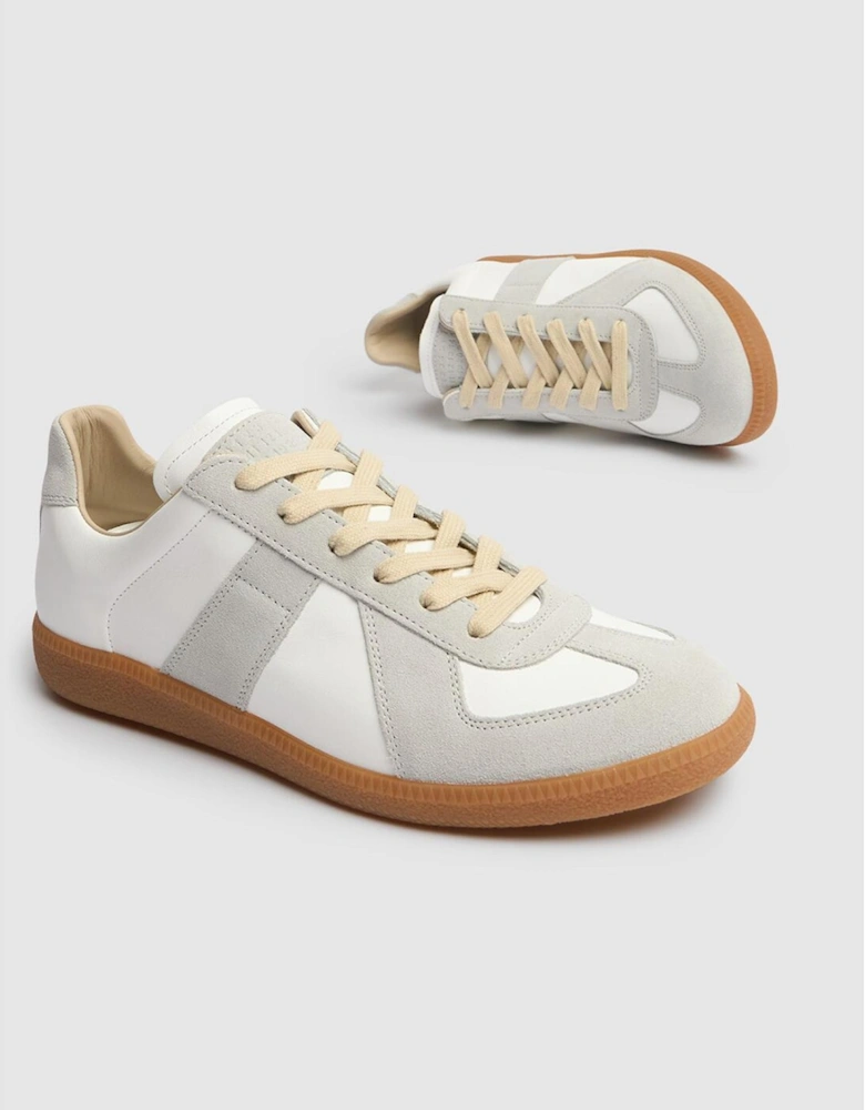 Low-Top Replica Sneaker with Rubber Sole Women - White