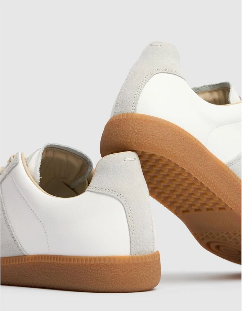 Low-Top Replica Sneaker with Rubber Sole Women - White