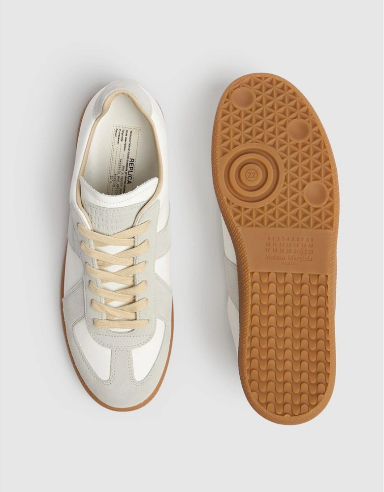 Low-Top Replica Sneaker with Rubber Sole Women - White